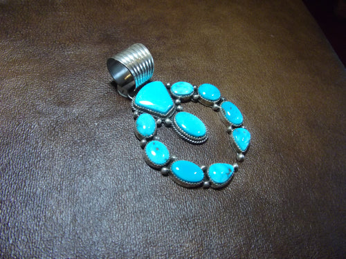 Sterling Silver Squash Blossom Pendant