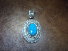 Load image into Gallery viewer, Sterling Silver Turquoise Pendant