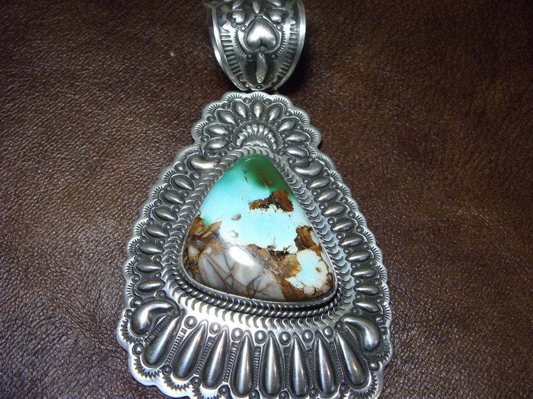 Sterling Silver Turquoise Pendant