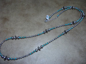 Sterling Silver Bead Necklace