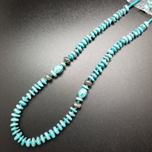 Turquoise Stone Necklace and Earrings